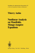 Nonlinear Analysis on Manifolds. Monge-Ampre Equations