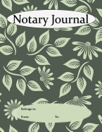 Notary Journal: A Detailed Notary Public Logbook With Large Writing Areas