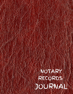 Notary Records Journal: Official Notary Records Book ( Acts Records Events Log, Notary Template & Services Receipt Book ) Paperback, Large Size