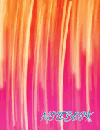 Notebook: Retro Awesome 80's Neon College Ruled Notebook Journal Logbook for Girls Teens Women