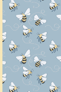 Notes: A Blank Lined Journal with Cute Bee Cover Art