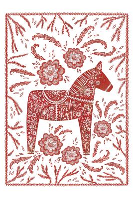 Notes: A Blank Sheet Music Notebook with Swedish Dala Horse Cover Art - Squirrell, Nic