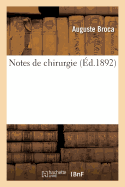 Notes de Chirurgie