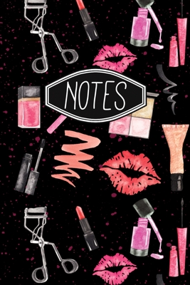 Notes: Makeup Cosmetics Pattern Notebook 6"x9" 120 Pages - Designs, Alledras