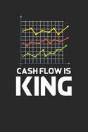 Notizbuch: fr jeden Trader und Aktienhndler &#9830; ber 100 Seiten Dot Grid Punkteraster fr alle Notizen, Signale oder Kursverlufe &#9830; 6x9 Jounal Format &#9830; Motiv: Cashflow is king 6