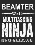 Notizbuch: F?r Beamter, ?ber 100 Seiten Dot Grid Punkteraster F?r Alle Notizen, Termine Oder Skizzen, Jounal Format A4+