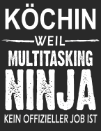 Notizbuch: F?r Kchinnen, ?ber 100 Seiten Dot Grid Punkteraster F?r Alle Notizen, Termine Oder Skizzen, Jounal Format A4+