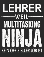 Notizbuch: F?r Lehrer, ?ber 100 Seiten Dot Grid Punkteraster F?r Alle Notizen, Termine Oder Skizzen, Jounal Format A4+