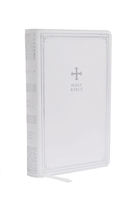 NRSV, Catholic Bible, Gift Edition, Leathersoft, White, Comfort Print: Holy Bible - Catholic Bible Press