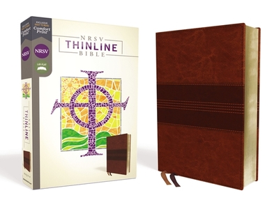 Nrsv, Thinline Bible, Leathersoft, Brown, Comfort Print - Zondervan