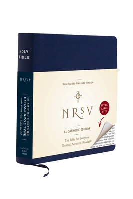 NRSV XL, Catholic Edition, Navy Leathersoft: Holy Bible - Catholic Bible Press