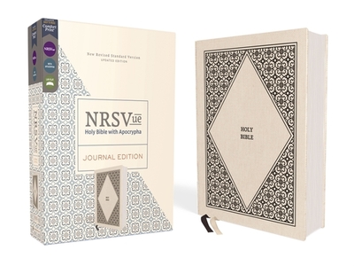 Nrsvue, Holy Bible with Apocrypha, Journal Edition, Cloth Over Board, Cream, Comfort Print - Zondervan