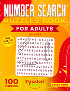 Number Search Puzzle Book for Adults: Large Print Number Searches, Volume 1-For Beginners, Teens, and Seniors; Engaging Brain Games to Improve Memory and Cognitive Agility.