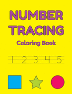 Number Tracing Coloring Book