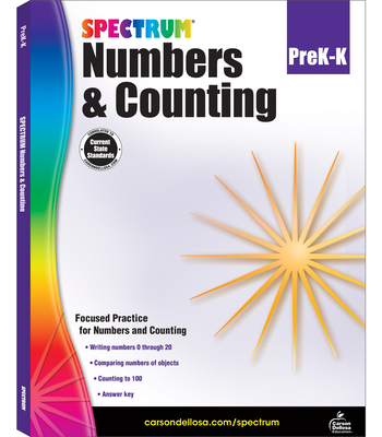 Numbers & Counting, Grades Pk - K - Spectrum (Compiled by), and Carson Dellosa Education (Compiled by)