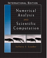 Numerical Analysis and Scientific Computation: International Edition - Leader, Jeffery J.