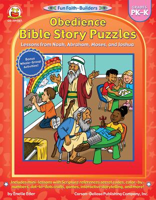 Obedience Bible Story Puzzles, Grades Pk - K: Lessons from Noah, Abraham, Moses, and Joshua - Eder, Enelle