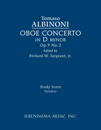 Oboe Concerto in D minor, Op.9 No.2: Study score