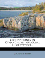 Observationes in Cynanchum: Inaugural Dissertation