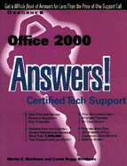Office 2000 Answers! Certified Tech Support