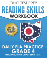 Ohio Test Prep Reading Skills Workbook Daily Ela Practice Grade 4: Practice for Ohio's State Tests for English Language Arts