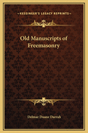 Old Manuscripts of Freemasonry