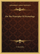 On the Principles of Etymology