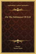 On the Substance of Evil