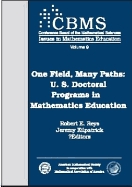 One Field, Many Paths: U.S. Doctoral Programs in Mathematics Education