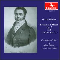 Onslow: Sonatas for piano 4-hands, Opp. 7 & 22 - Allen Brings (piano); Genevieve Chinn (piano)