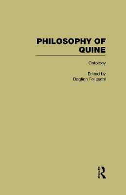Ontology: Philosophy of Quine - Follesdal, Dagfinn (Editor)