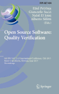 Open Source Software: Quality Verification: 9th Ifip Wg 2.13 International Conference, OSS 2013, Koper-Capodistria, Slovenia, June 25-28, 2013, Proceedings