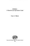 Opera a Research & Info - Marco, Guy A