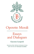 Operette Morali: Essays and Dialogues