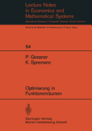 Optimierung in Funktionenraumen