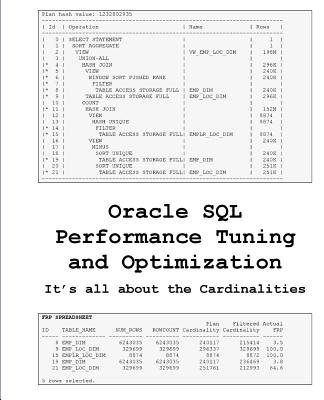 Oracle SQL Performance Tuning and Optimization: It's all about the Cardinalities - Meade, Kevin