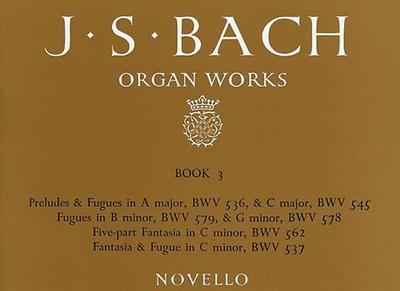 Organ Works Book 3: Preludes, Fugues & Fantasia - Bach, Johann Sebastian (Composer), and Bridge, Frederick, Sir (Editor), and Higgs, James (Editor)