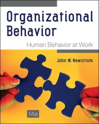 Organizational Behavior: Human Behavior at Work (Int'l Ed) - Newstrom, John