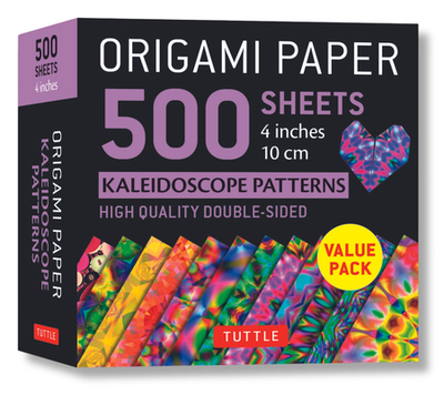 Origami Paper 500 sheets Kaleidoscope Patterns 4 (10 cm) - Publishing, Tuttle