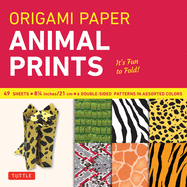 Origami Paper Animal Prints 8 1/4" 49 Sheets
