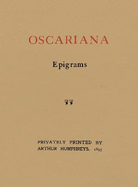 Oscariana: Epigrams