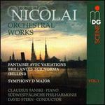 Otto Nicolai: Orchestral Works, Vol. 1 - Claudius Tanski (piano); Sdwestfunk-Sinfonieorchester; David Stern (conductor)