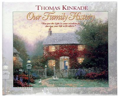 Our Family History: Thomas Kinkade Painter of Light, 11 1/4"x 91/8, Gift Box - 