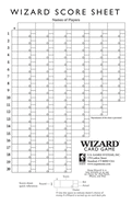 Oversized Wizard Scorepads