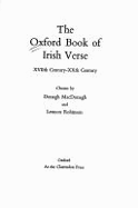 Oxford Bk of Irish Verse 17th-20th Century - Oxford University Press (Editor), and MacDonagh, Donagh (Editor), and Robinson, Lennox (Editor)
