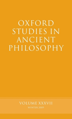 Oxford Studies in Ancient Philosophy - Inwood, Brad (Editor)