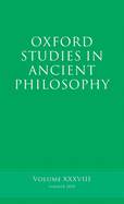 Oxford Studies in Ancient Philosophy