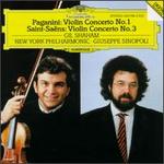 Paganini: Violin Concerto No. 1; Saint-Sans: Violin Concerto No. 3 - Gil Shaham (violin); New York Philharmonic; Giuseppe Sinopoli (conductor)