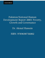 Pakistan: National Human Development Report 2003: Poverty, Growth and Governance