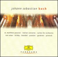 Panorama: Johann Sebastian Bach, Vol. 2 - Alfred Brendel (piano); Ann Monoyios (soprano); Anne Sofie von Otter (contralto); Anthony Rolfe Johnson (tenor);...